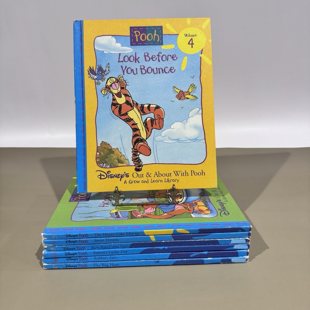 Disneys Out & About With Pooh Children's Book Lot Of 7 No. 4/5/9/14/15/16/17 VGC